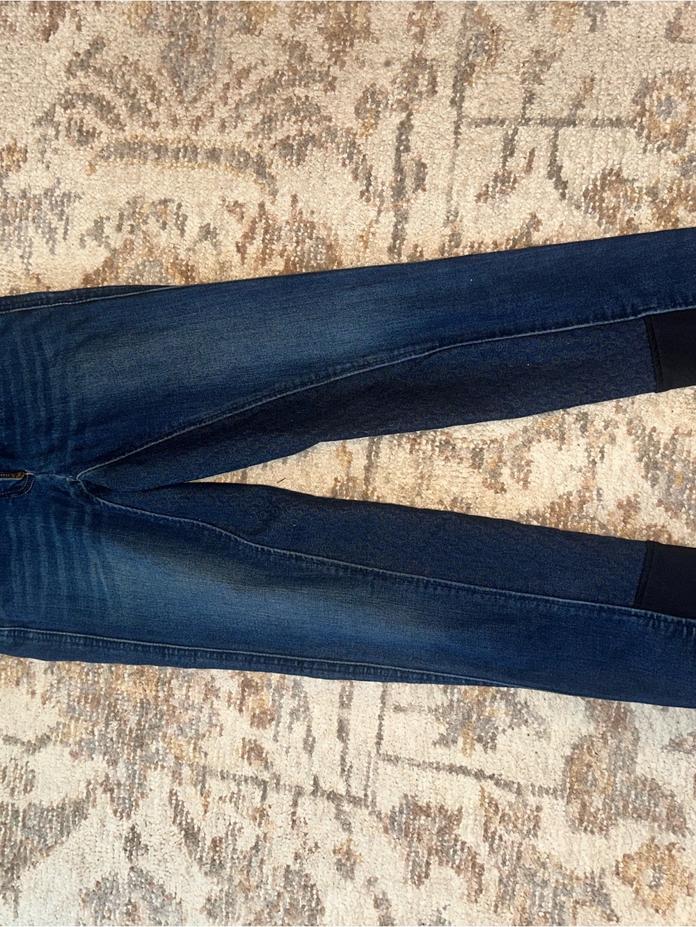 Horze Equestrian Women’s Slim Stretch Skinny Jeans in Dark Blue